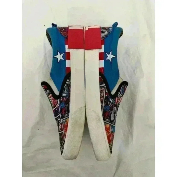 Marvel super heroes Canvas Slip On Shoes Size 9.5 Men's Ground Up Comic Book - Picture 7 of 8